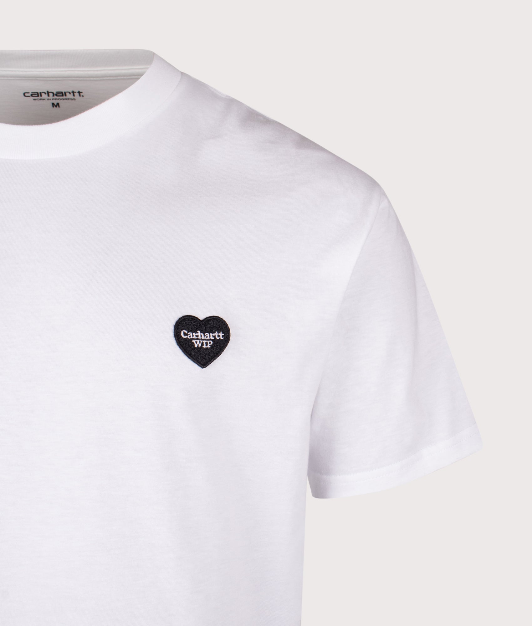 Relaxed Fit Heart II Hartt T-Shirt. Shot by EQQVS. Detail shot.
