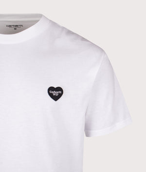 Relaxed Fit Heart II Hartt T-Shirt. Shot by EQQVS. Detail shot.