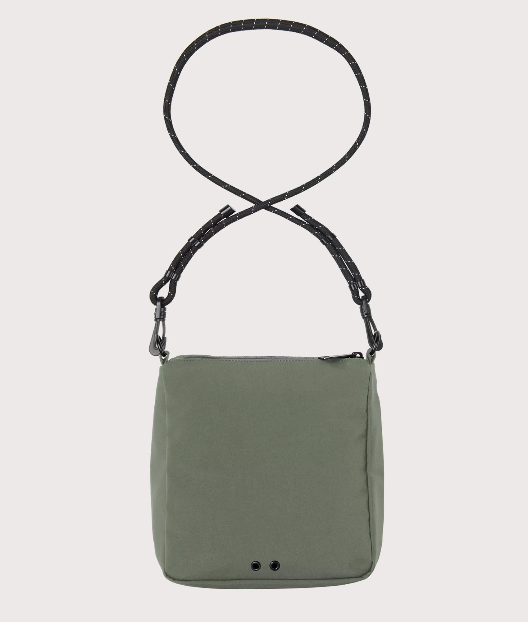 Carhartt WIP Bowden Shoulder Bag in Opuntia at EQVVS Menswear. Back shot.