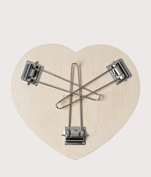Heart Folding Table in Scarlet/White | Carhartt WIP | EQVVS | Folded shot 