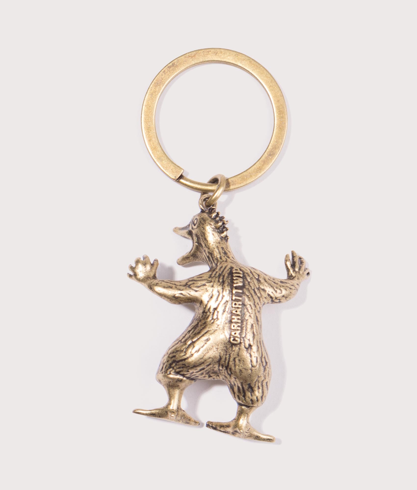 Wiptopia Keychain in Gold | Carhartt WIP | EQVVS | Back shot 