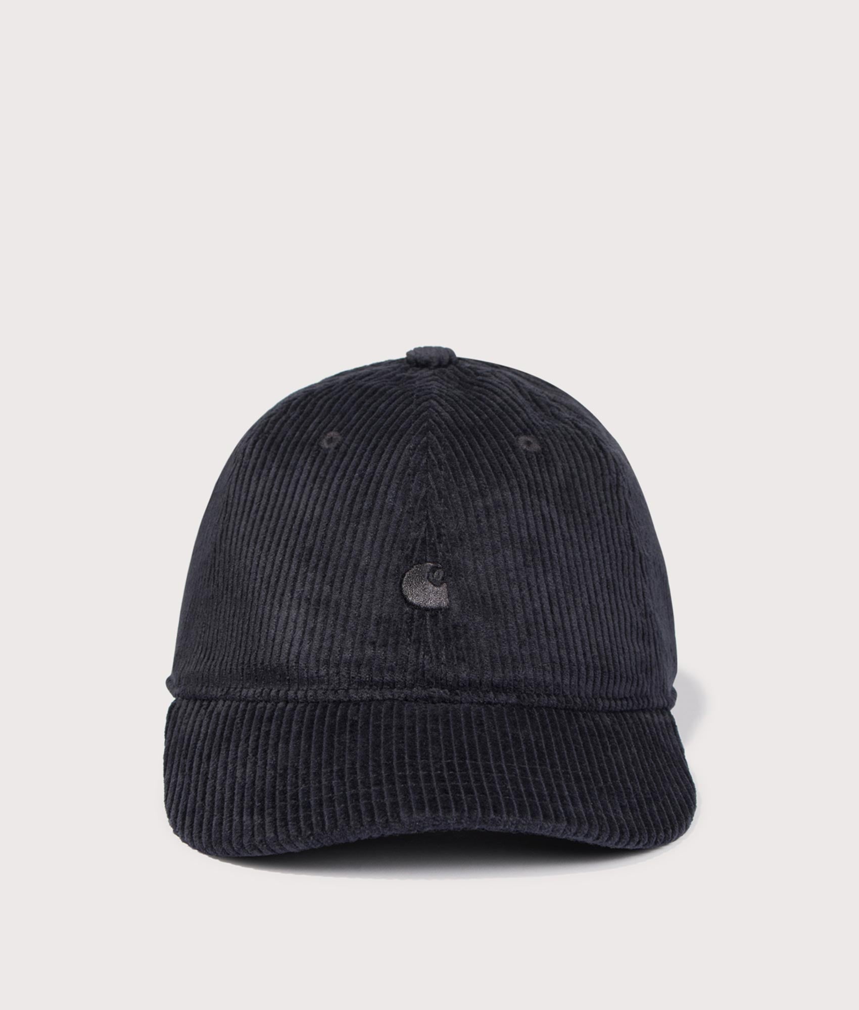 Harlem Cap in Black | Carhartt WIP | EQVVS | Front shot 