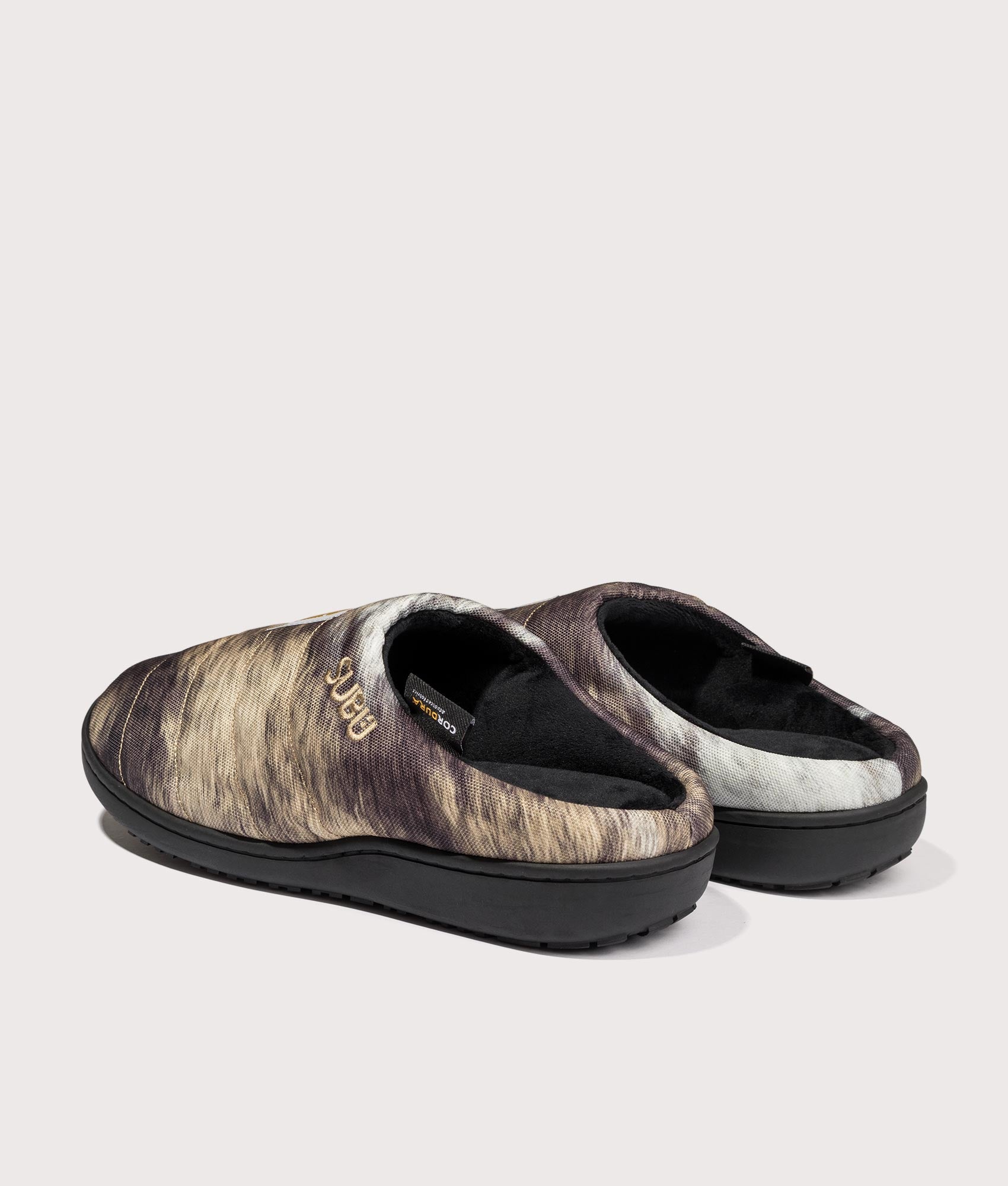 Cordura® Slippers in Wild Dog Print | Carhartt WIP | EQVVS | Back angle shot 