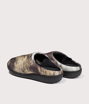 Cordura® Slippers in Wild Dog Print | Carhartt WIP | EQVVS | Back angle shot 