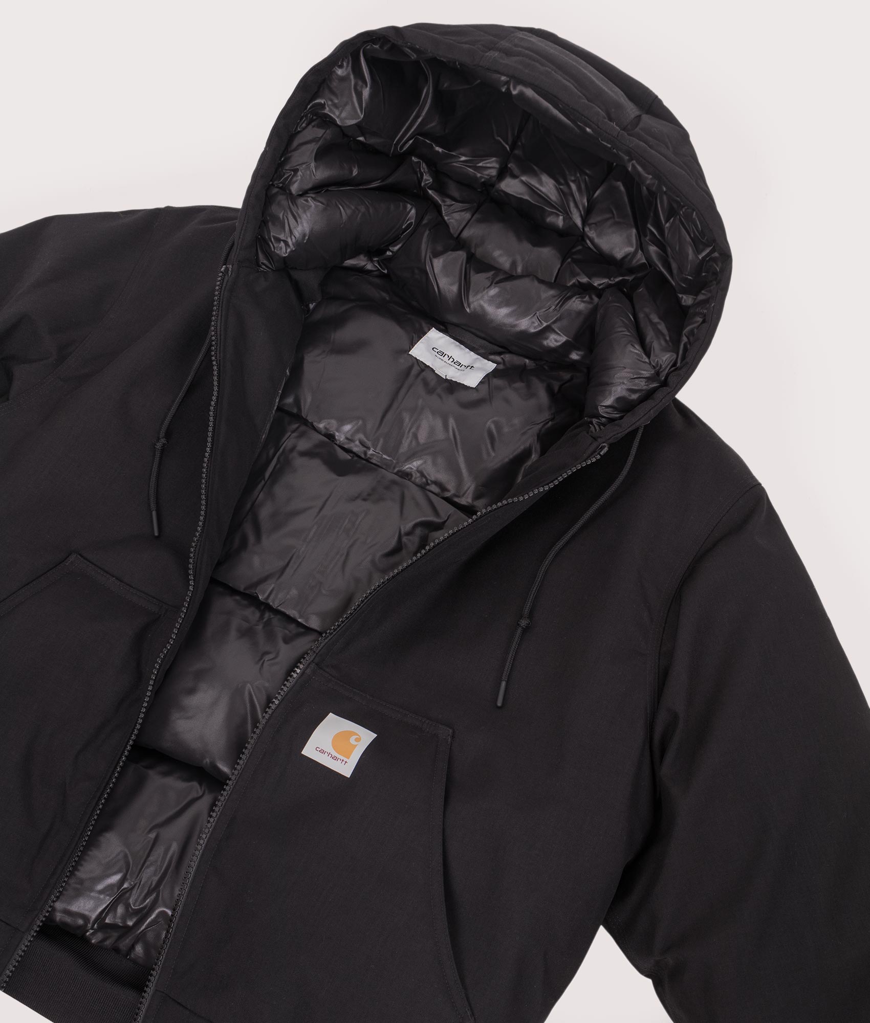 OG Active Cold Jacket in Black | Carhartt WIP | EQVVS |  Open shot