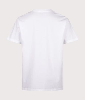 Oversized Fit Rising Helix T-Shirt in White | 100% Cotton | Carhartt WIP | EQVVS | Back shot 