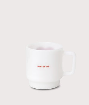 Heart Glass Mug in White | Carhartt WIP | EQVVS | Back shot 