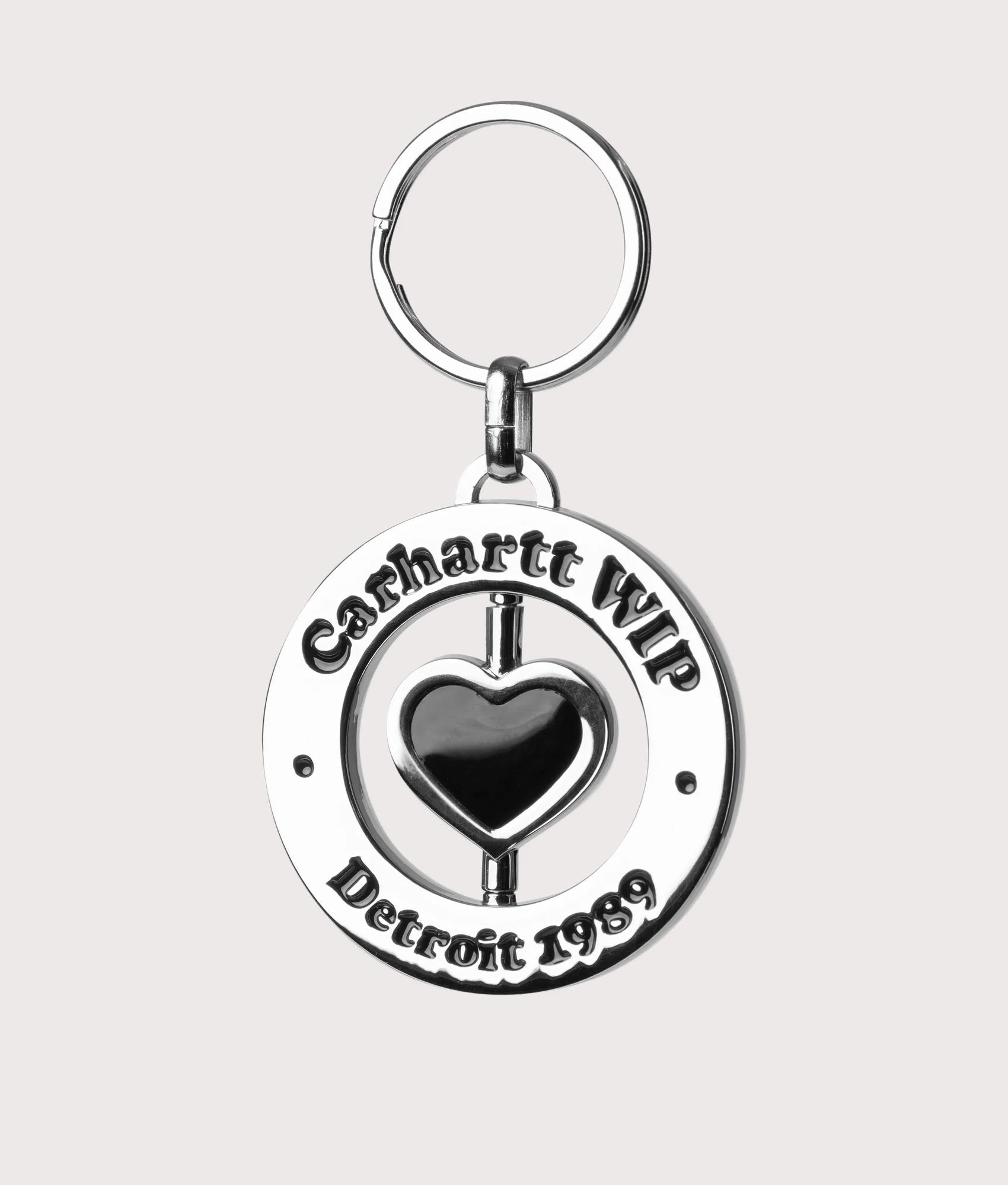 Modality Keychain in Silver | Carhartt WIP | Shot at EQVVS | Front shot 