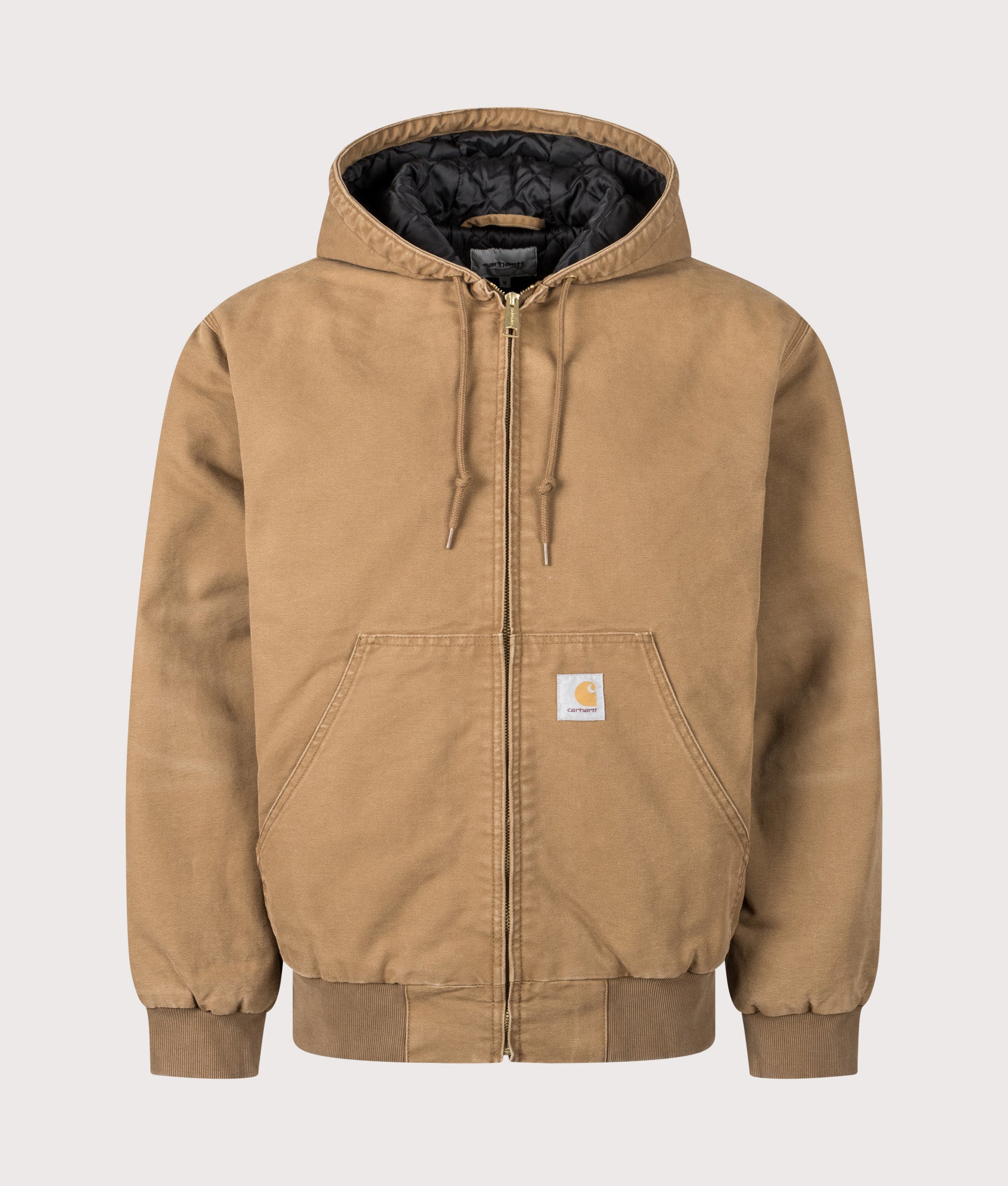 Relaxed Fit OG Active Jacket in Hamilton Brown. 100% Cotton | Carhartt WIP | EQVVS | Front shot