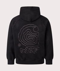 Oversized Helix Hoodie: 39SXX Black/Porphyry 