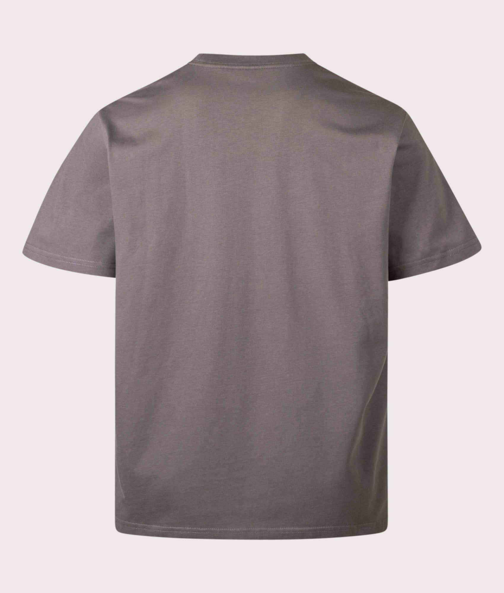Carhartt WIP Loose Fit Chase T-Shirt in Porphyry/Gold at EQVVS Menswear. Back shot.