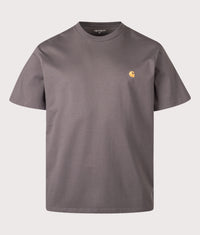 Loose Fit Chase T-Shirt: 3H5XX Porphyry/Gold 