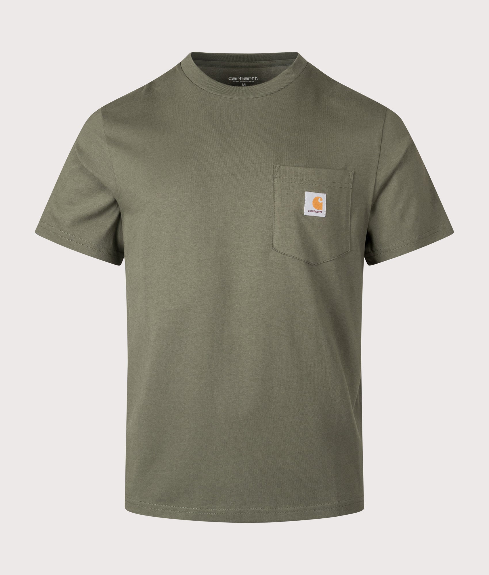 Pocket T-Shirt in Leaf | 100% Cotton | Carhartt WIP | EQVVS | Front shot 