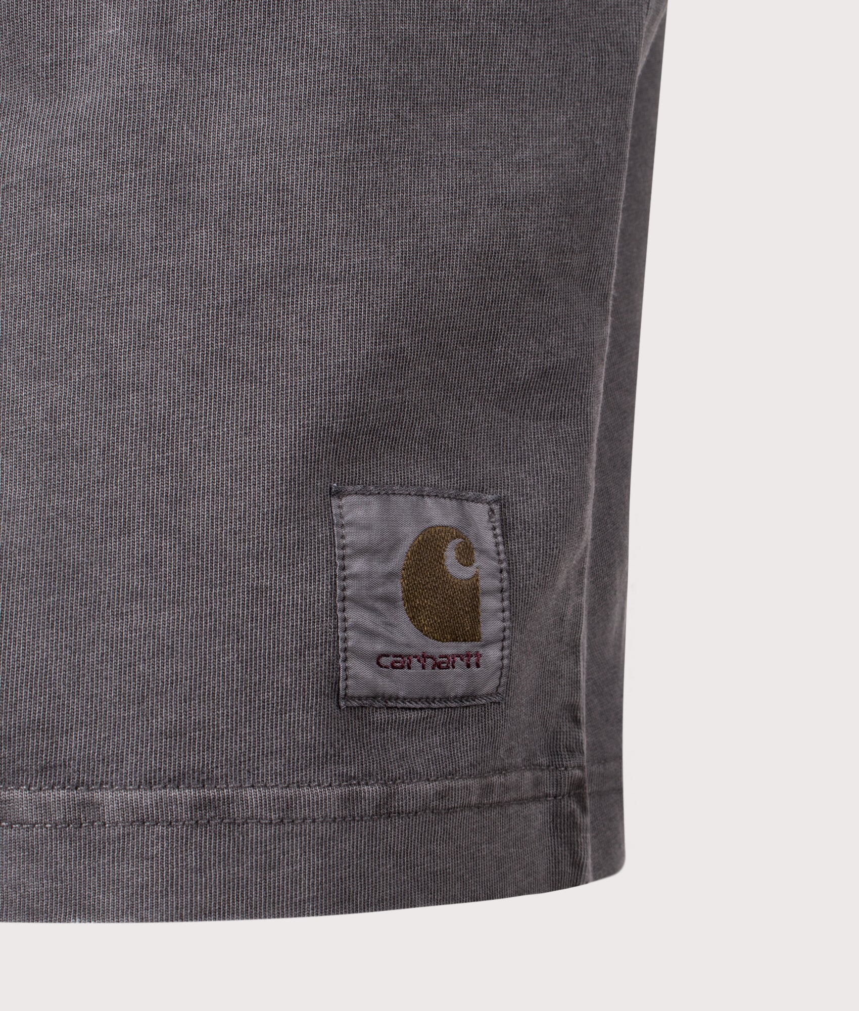 Carhartt WIP Loose Fit Torion Pocket T-Shirt in Black at EQVVS Menswear. Detail shot.