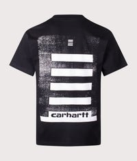 Relaxed Fit Archive Lines T-Shirt: 89XX Black 