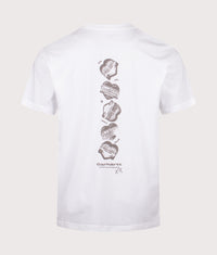 Relaxed Fit Garble T-Shirt: 02XX White 