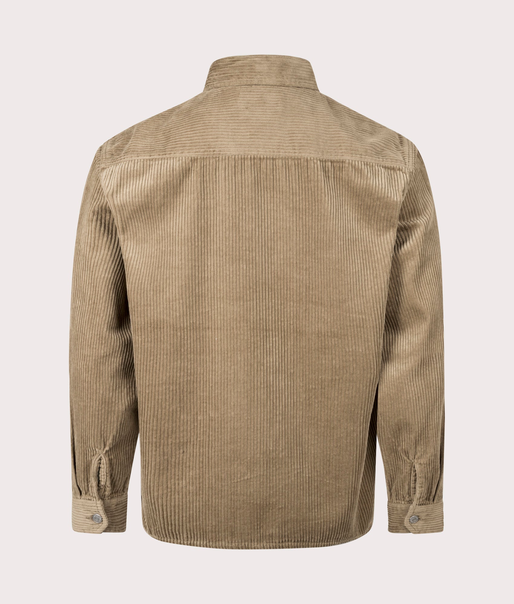 Reynold Overshirt by Carhartt WIP in Leather. Shot by EQVVS. Back shot.