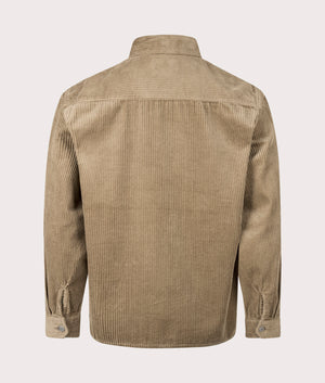 Reynold Overshirt by Carhartt WIP in Leather. Shot by EQVVS. Back shot.