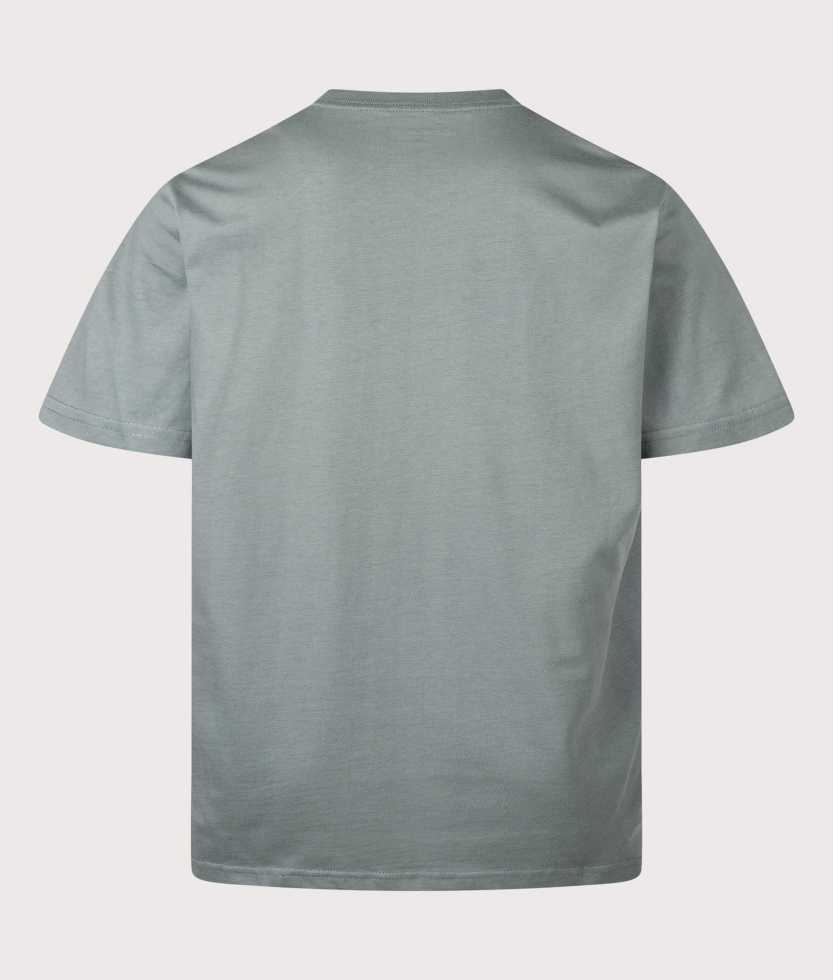 Carhartt WIP Loose Fit Chase T-Shirt in Velvet Green/Gold at EQVVS Menswear. Back shot.