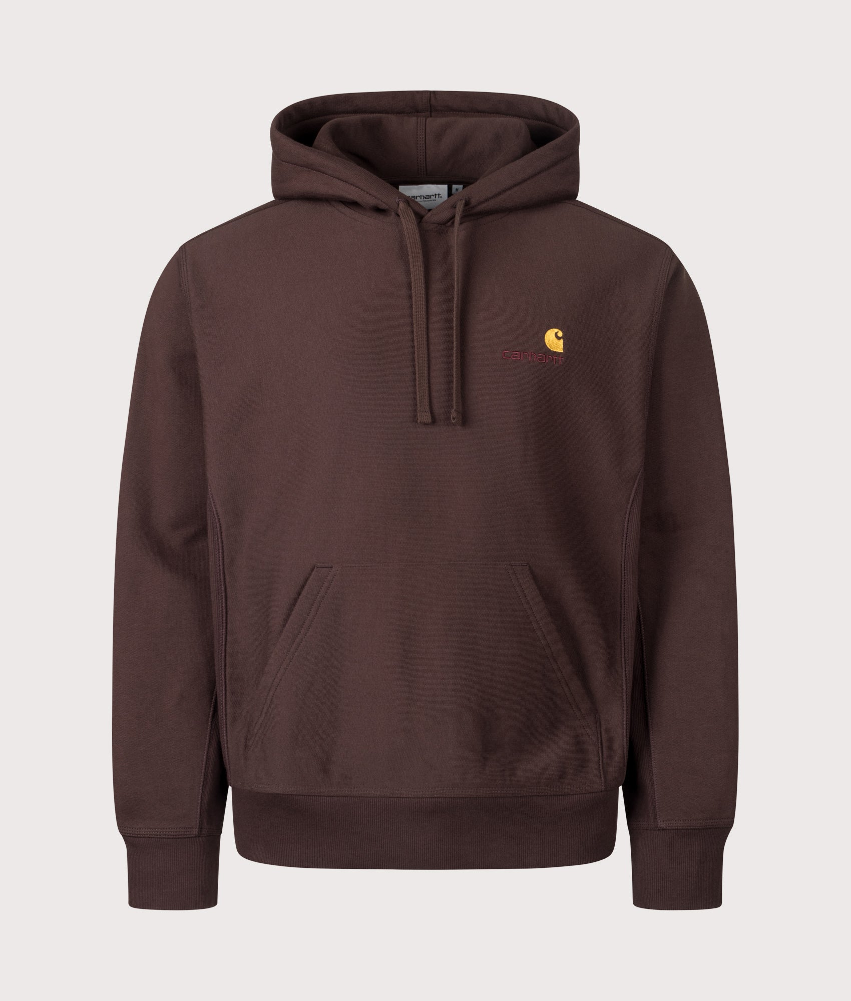 American Script Hoodie in Palisander | Carhartt WIP | EQVVS | Front shot 