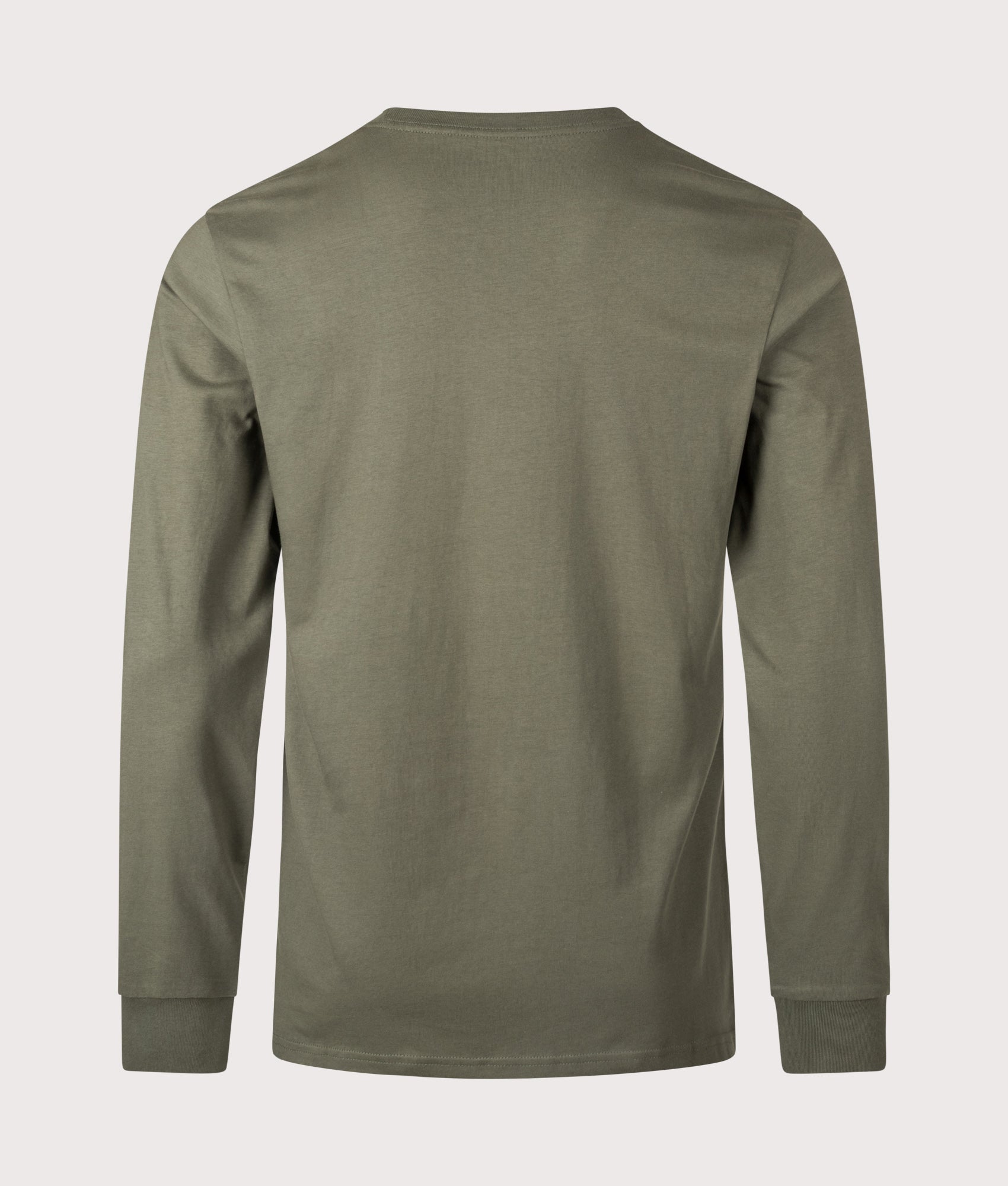 Pocket Long Sleeve T-Shirt in Leaf | 100% Cotton | Carhartt WIP | EQVVS | Back shot 