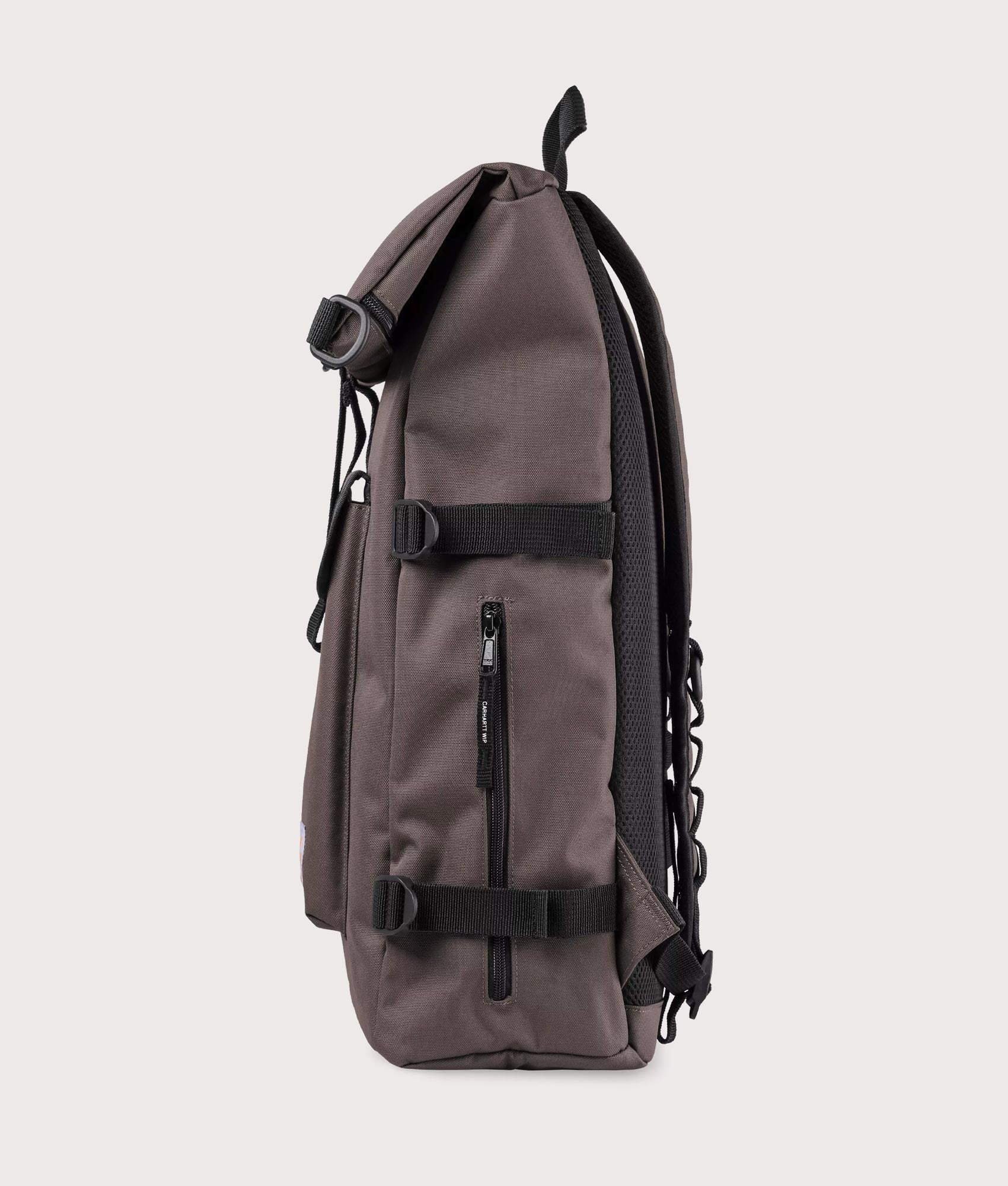 Carhartt WIP Philis Backpack in Shale at EQVVS Menswear. Right side shot.