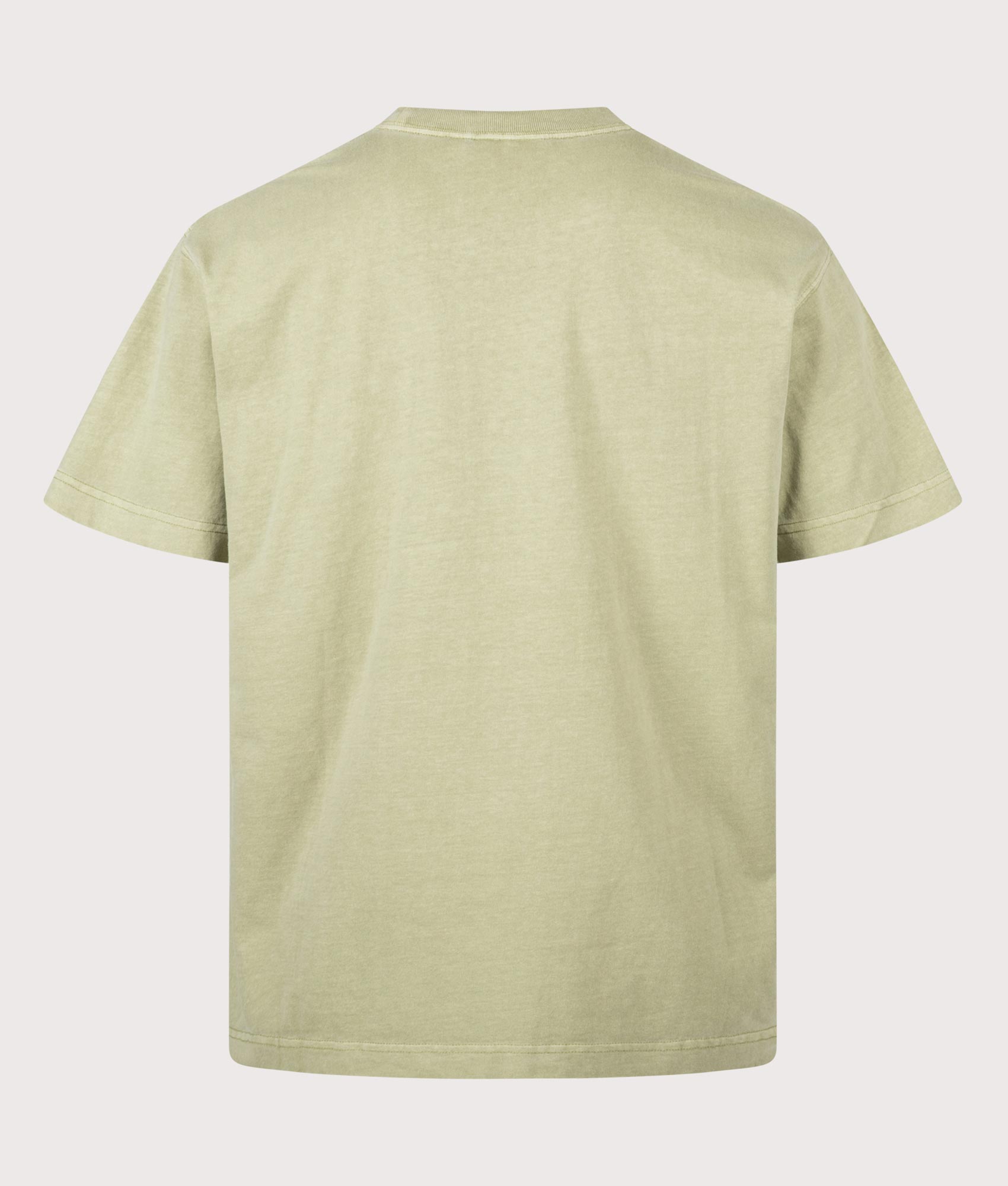 Carhartt WIP Relaxed Fit Nelson T-Shirt in Gentle Green at EQVVS Menswear. Back shot.
