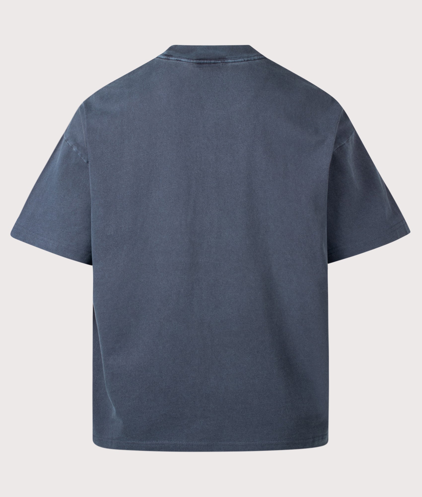 Carhartt WIP Boxy Loose Benton T-Shirt in Carbon at EQVVS Menswear. Back shot.