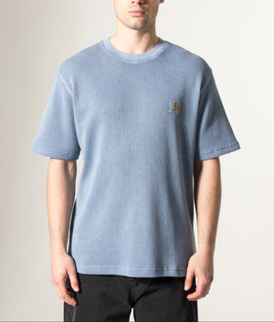 Relaxed Fit Nelson Waffle T-Shirt Gentle Blue | Carhartt WIP | EQVVS