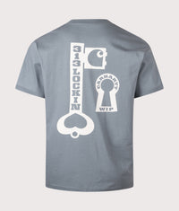 Relaxed Fit Locked T-Shirt: 3ITXX Cozy Blue 