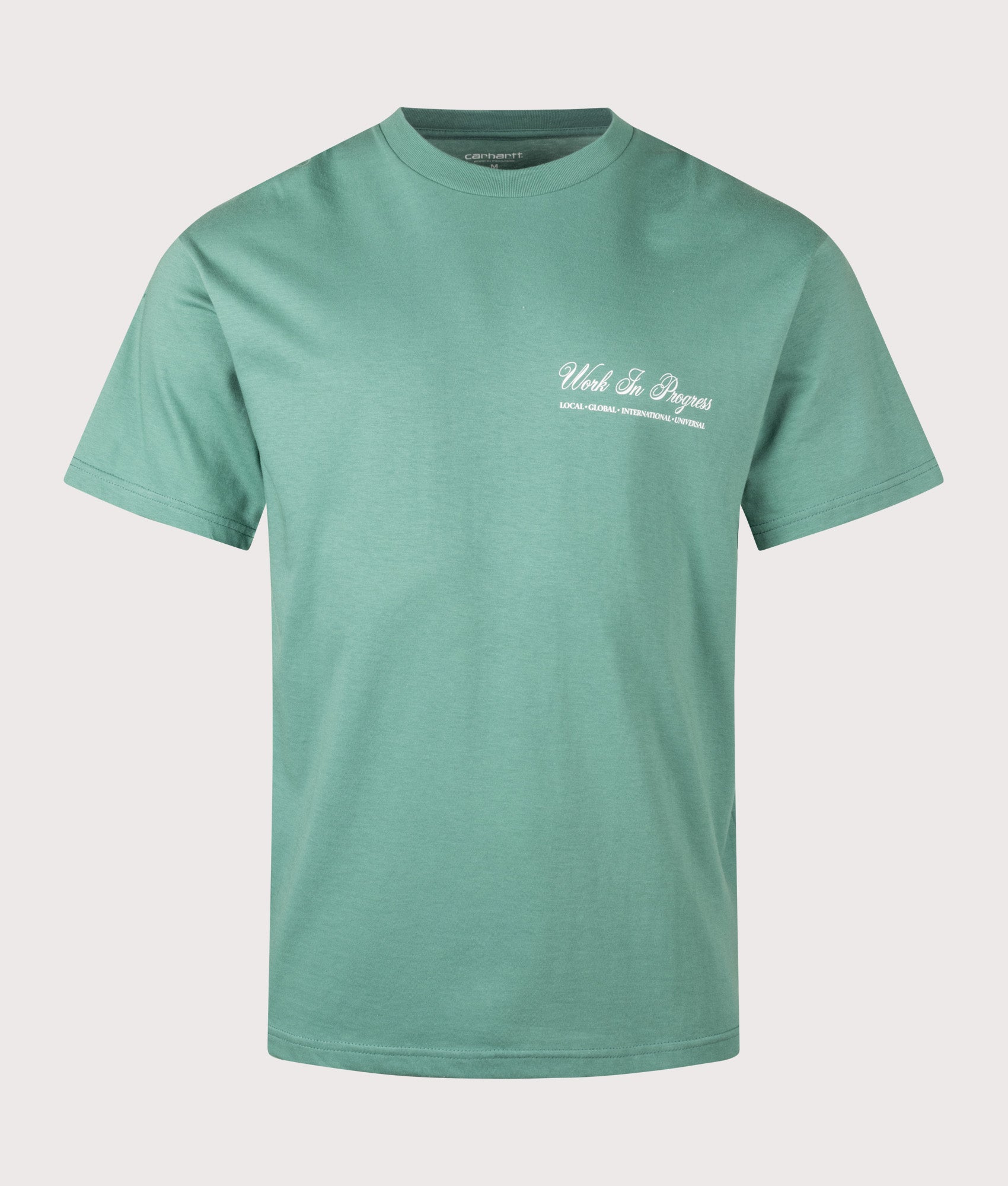 Relaxed Fit Cloud Heart T-Shirt in Lily by Carhartt. Shot by EQVVS. Front shot.