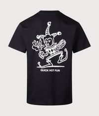 Relaxed Fit Harlequin BBQ T-Shirt: 89XX Black 