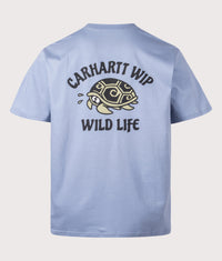 Loose Fit Wild Life T-Shirt: 3HXXX Gentle Blue 