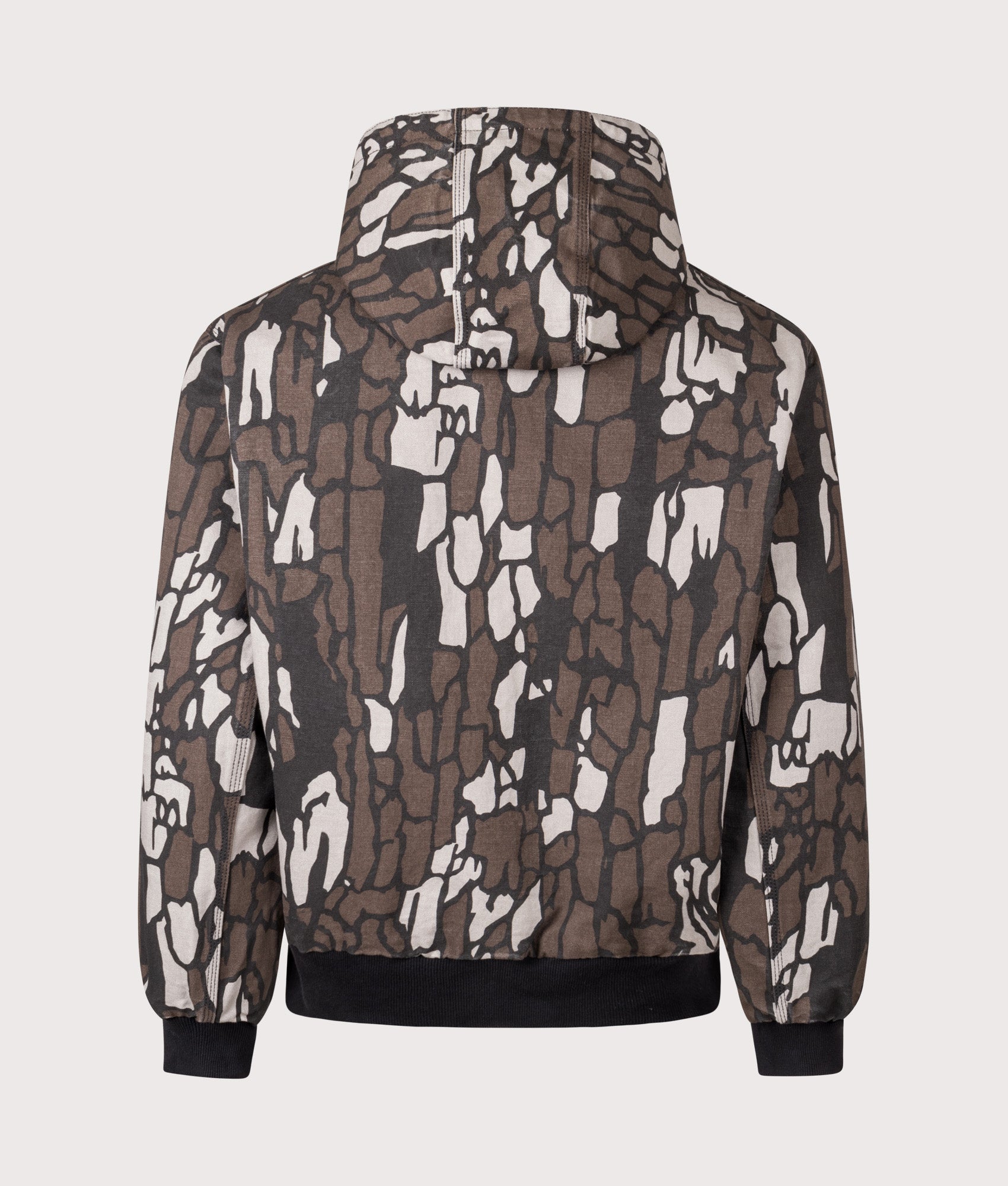 Carhartt WIP 50 Years Anniversary OG Active Canvas Jacket in Hamilton Brown/Camo Trebark at EQVVS Menswear. Side B back shot.