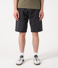 Relaxed Fit Landon Denim Shorts: 8906 Black 