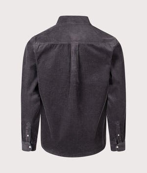 Relaxed Fit Madison Cord Shirt in Graphite | 100% Cotton | Carhartt WIP | EQVVS | Back shot 