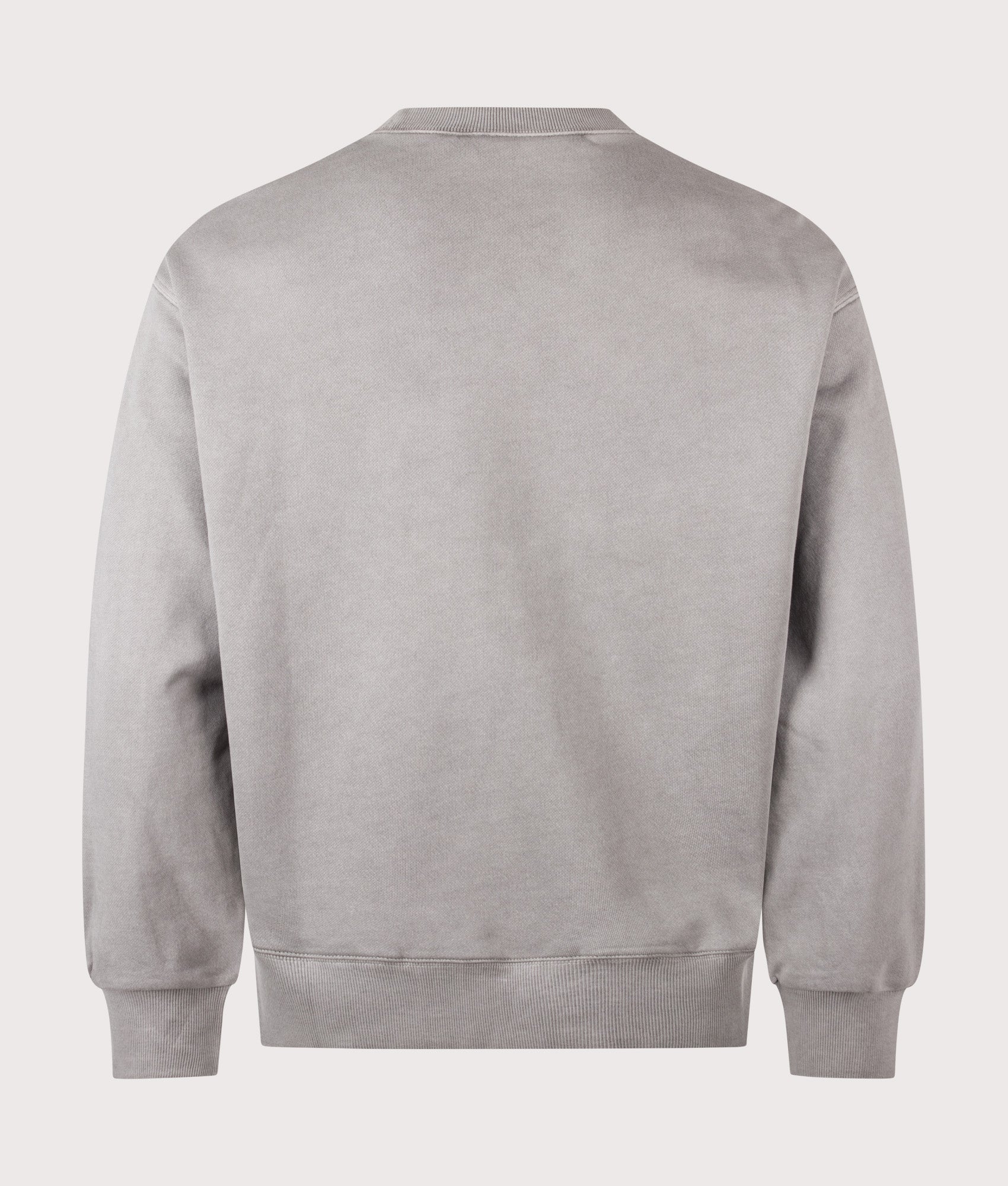 Carhartt WIP Oversized Nelson Sweatshirt in Yosemite at EQVVS Menswear. Back shot.