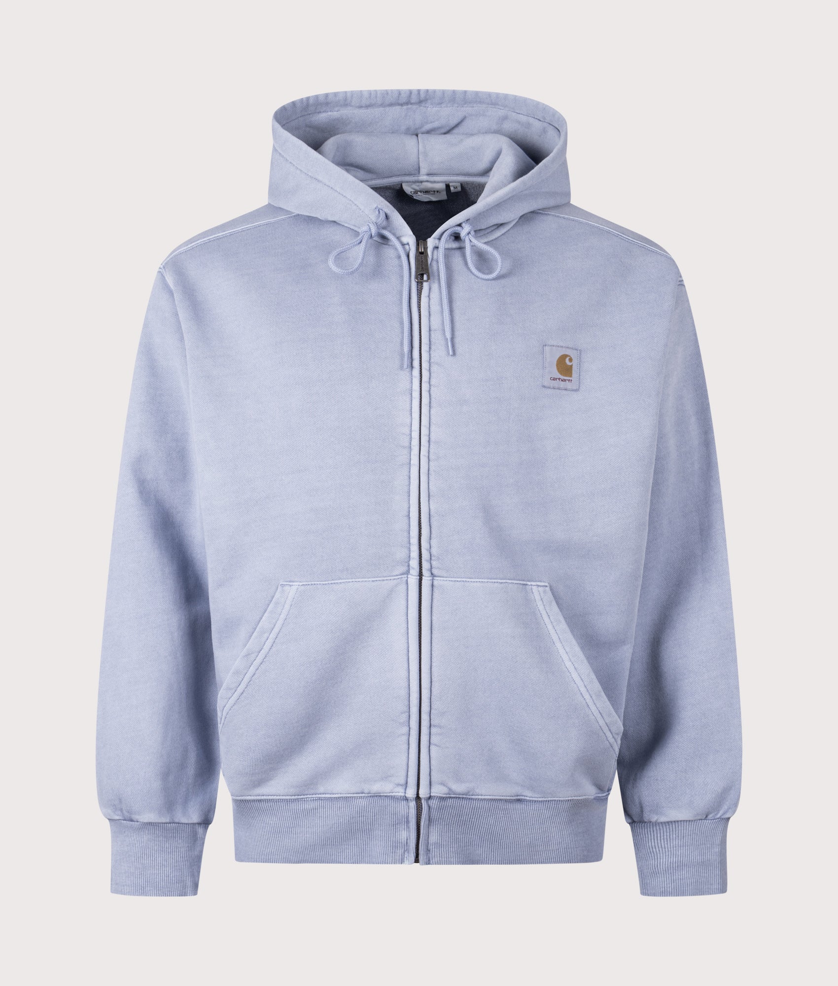Carhartt WIP Oversized Nelson Sweatshirt in Gentle Blue at EQVVS Menswear. Front shot.