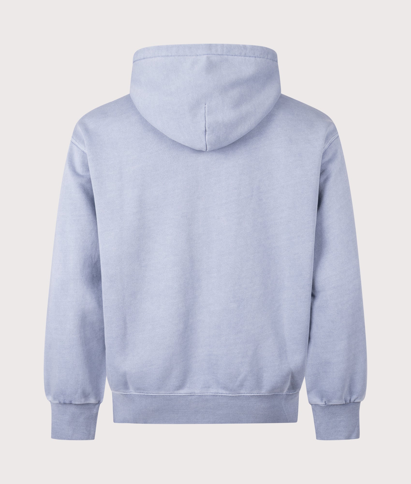Carhartt WIP Oversized Nelson Sweatshirt in Gentle Blue at EQVVS Menswear. Back shot.