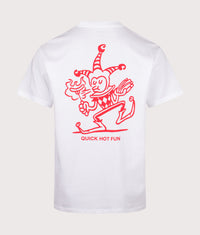 Relaxed Fit Harlequin BBQ T-Shirt: 02XX White 