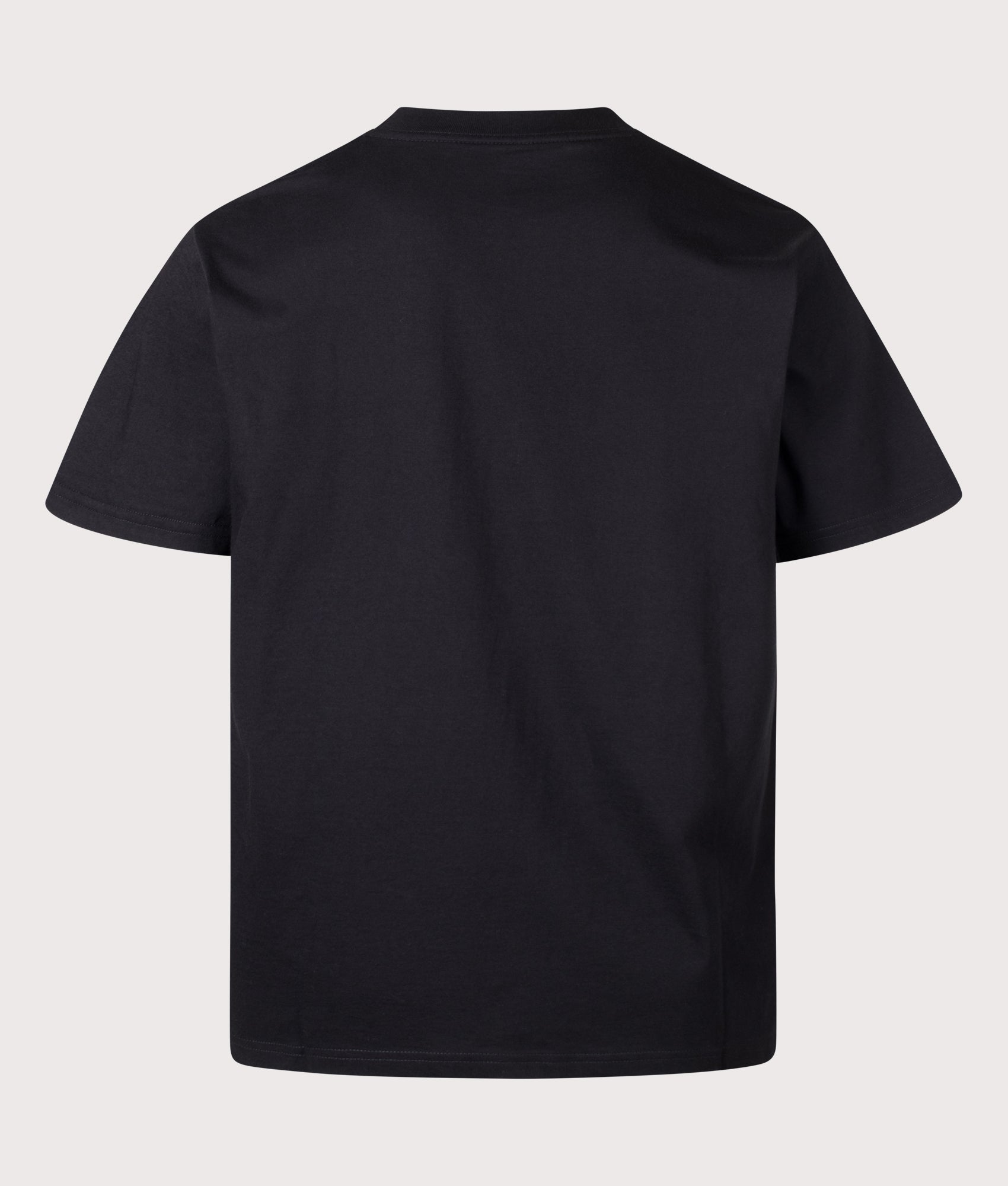 Carhartt WIP Loose Fit Hot Cob T-Shirt in Black at EQVVS Menswear. Back shot.