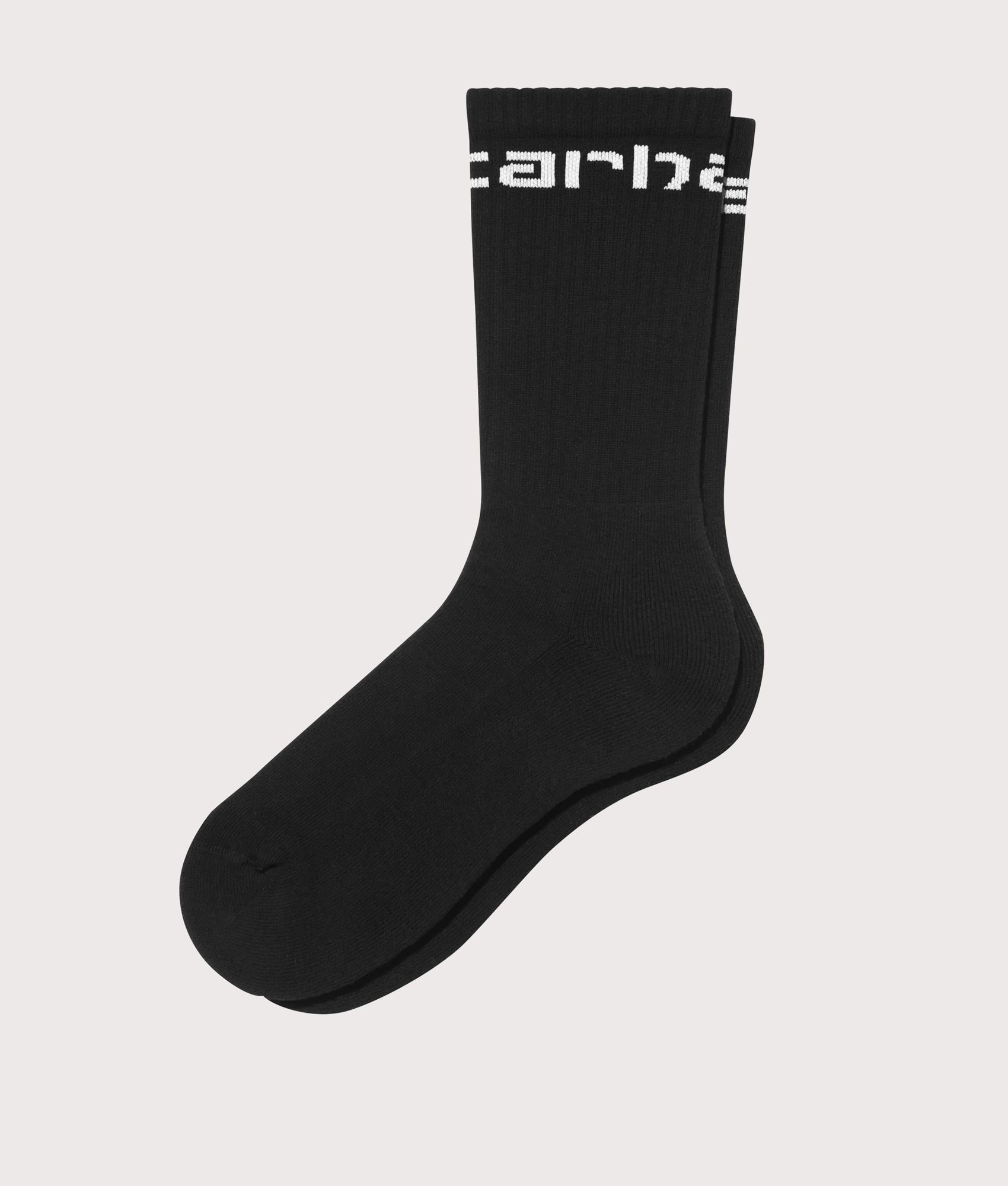 Carhartt WIP Carhartt Socks in Black and White at EQVVS Menswear. Second shot.