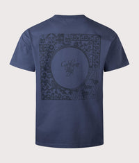 Relaxed Fit Vestige T-Shirt: 106 Blue 