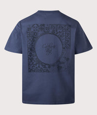 Loose Fit Vestige T-Shirt: 106 Blue 