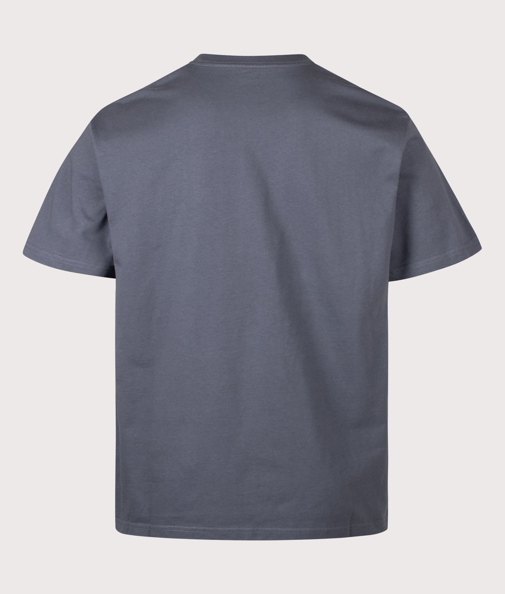 Carhartt WIP release the Loose Fit Chase T-Shirt in Styx and Gold at EQVVS Menswear. Back shot.