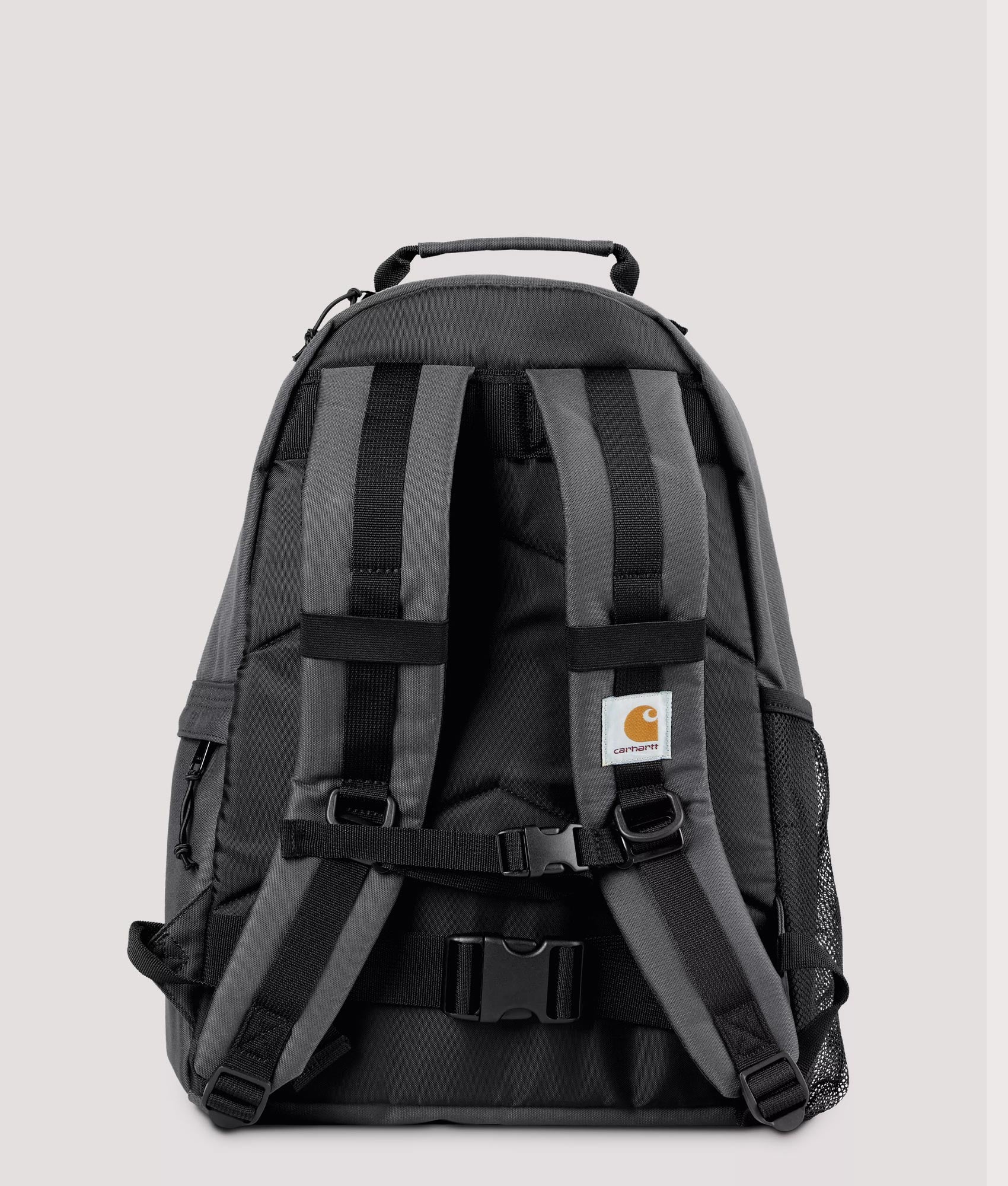 Carhartt WIP Kickflip Backpack in Styx at EQVVS Menswear. Back shot.