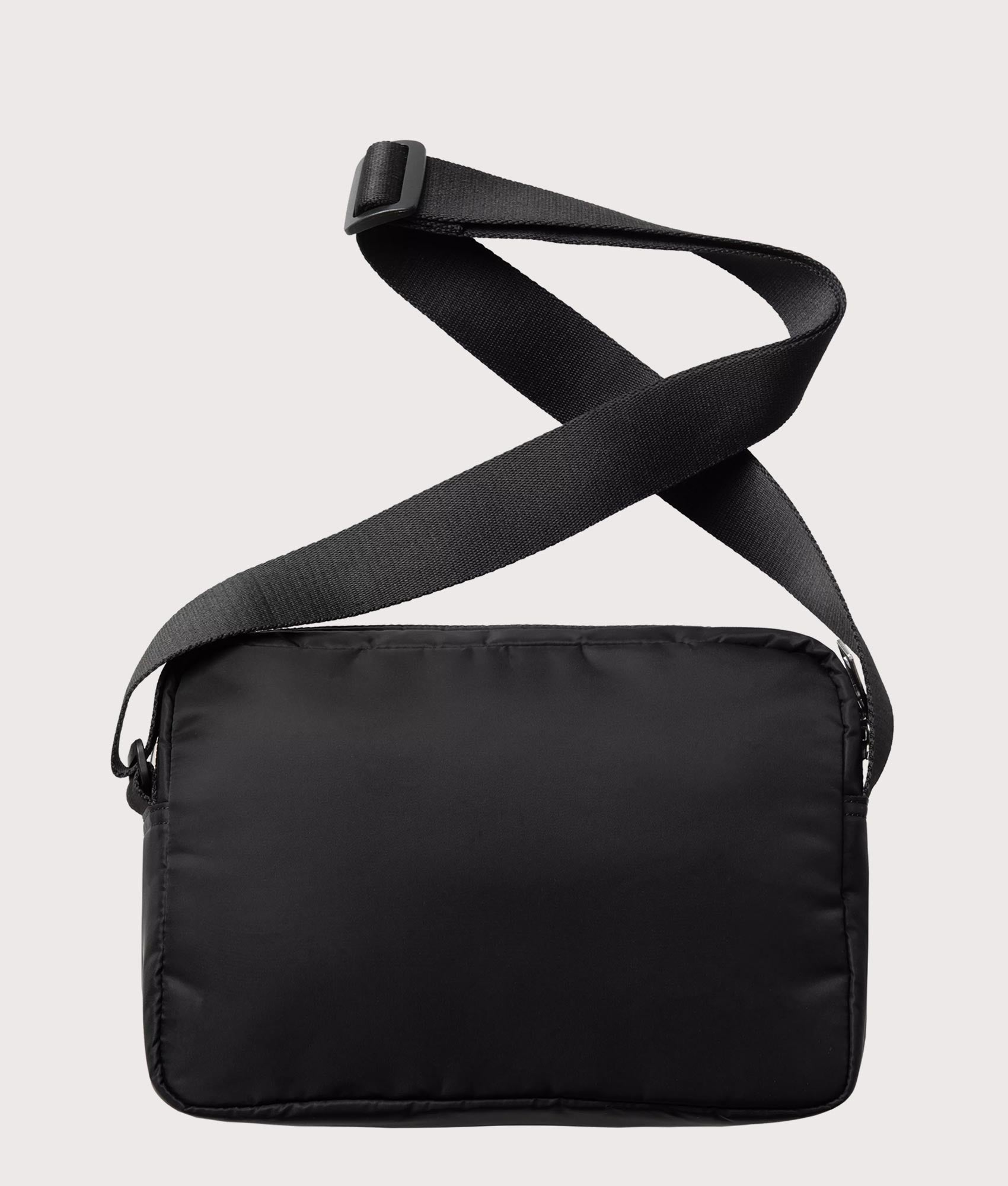 Carhartt WIP Otis Shoulder Bag in  Black at EQVVS Menswear. Back shot.