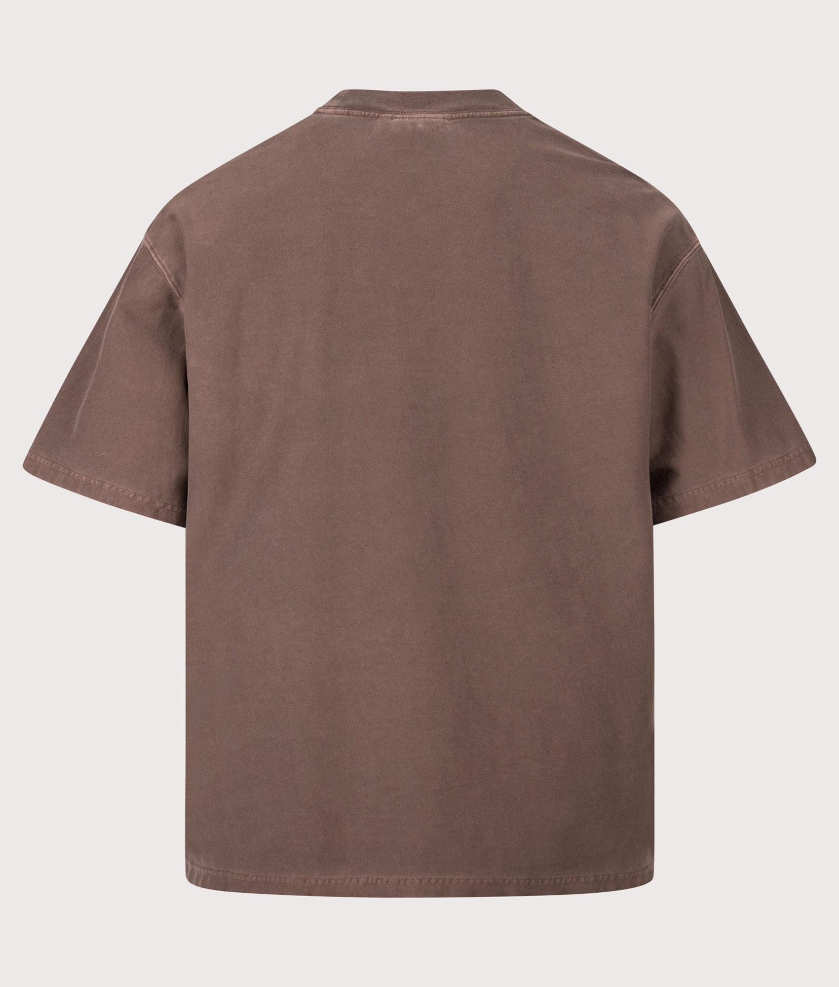 Carhartt WIP Oversized Fit Pocket T-Shirt in Tobacco at EQVVS Menswear. Back shot.