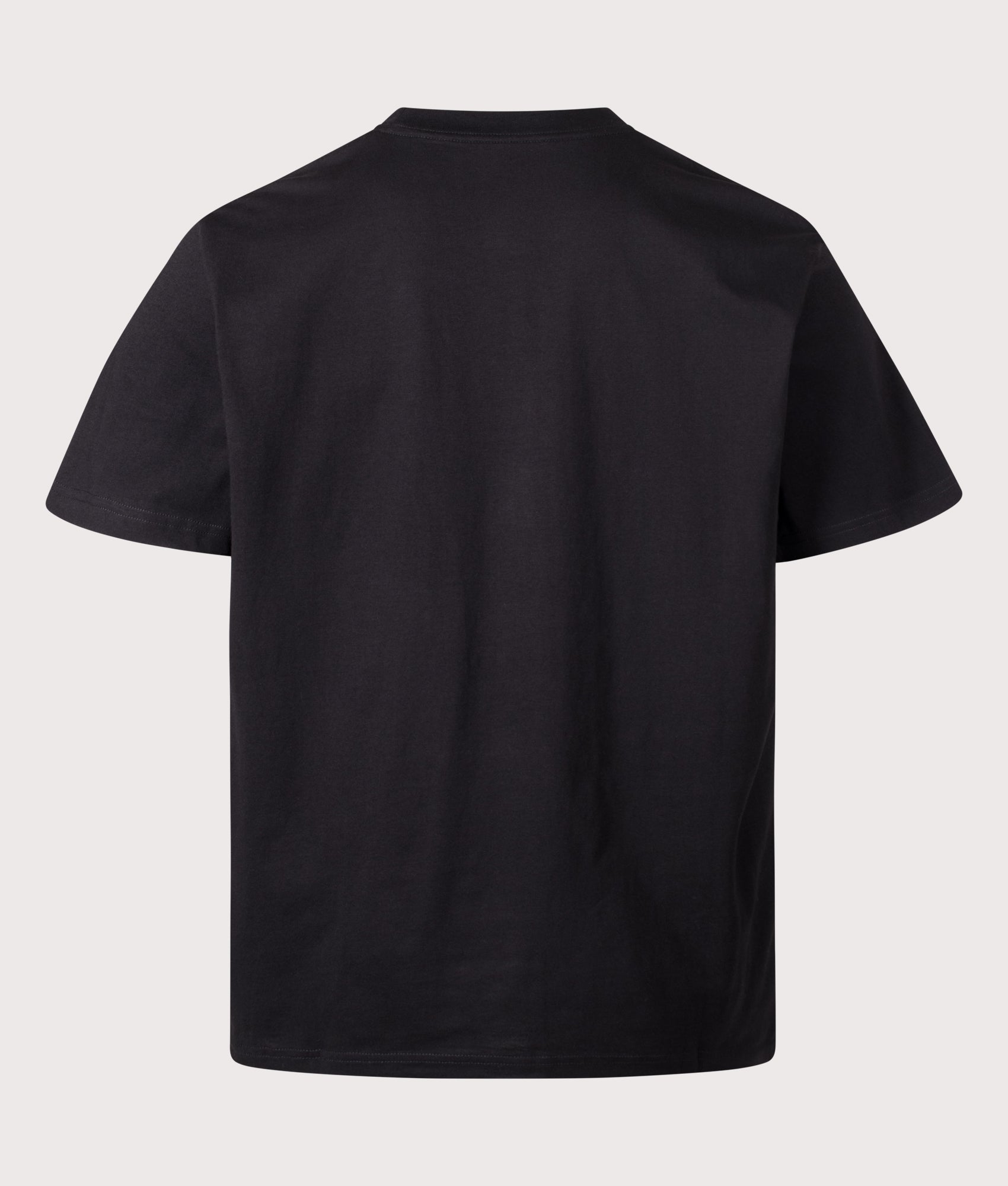 Carhartt WIP Loose Fit Bumper Stickers T-Shirt in Black at EQVVS Menswear. Back shot.