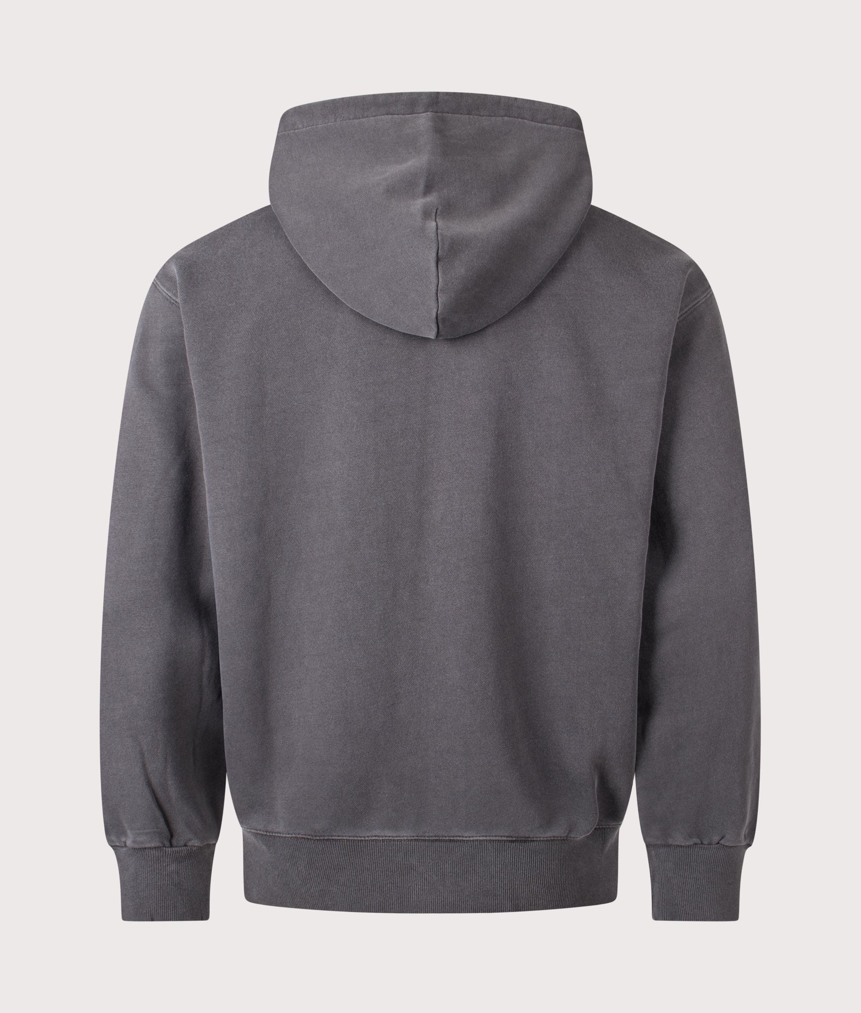 Carhartt WIP Oversized Nelson Sweatshirt in Black at EQVVS Menswear. Back shot.
